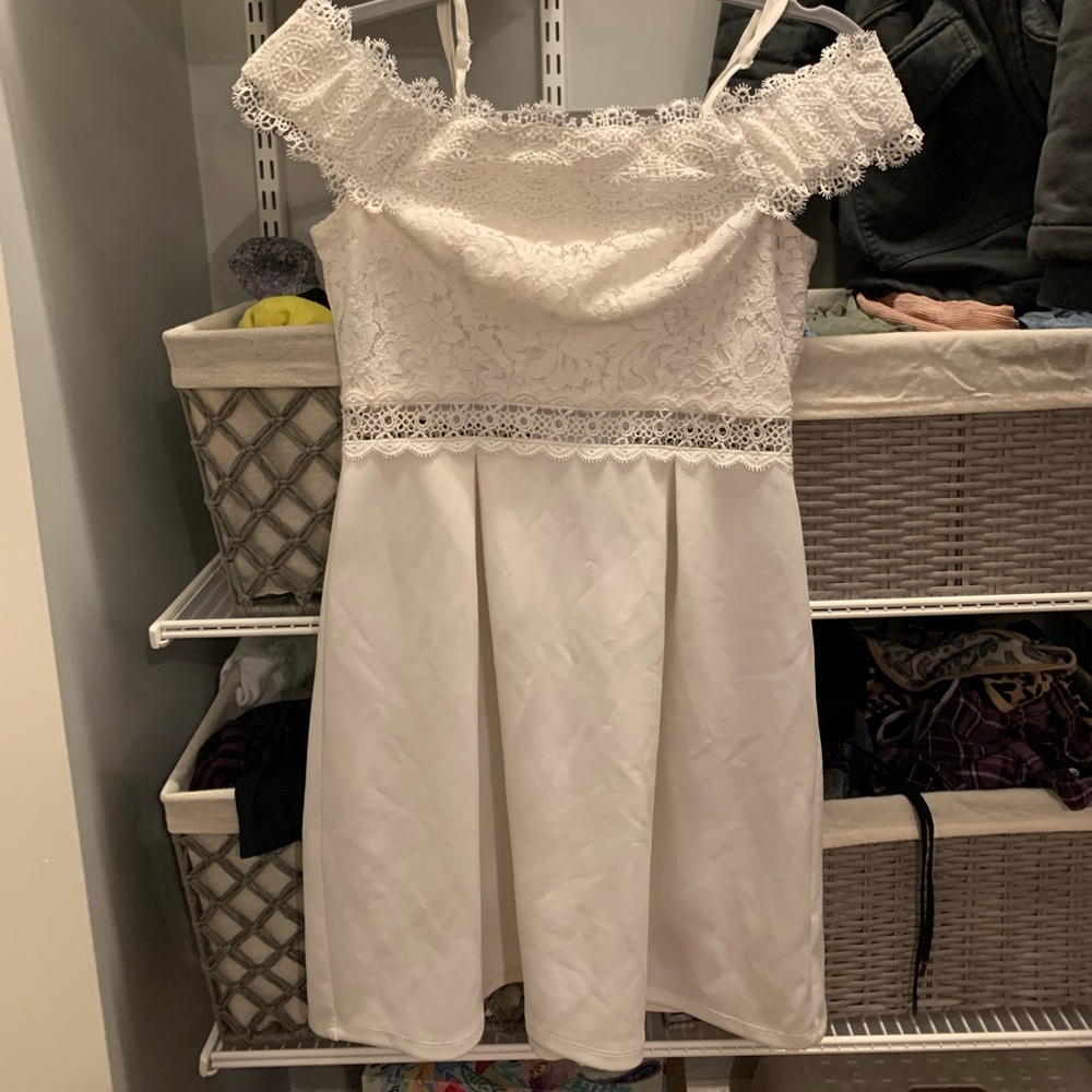 white dress